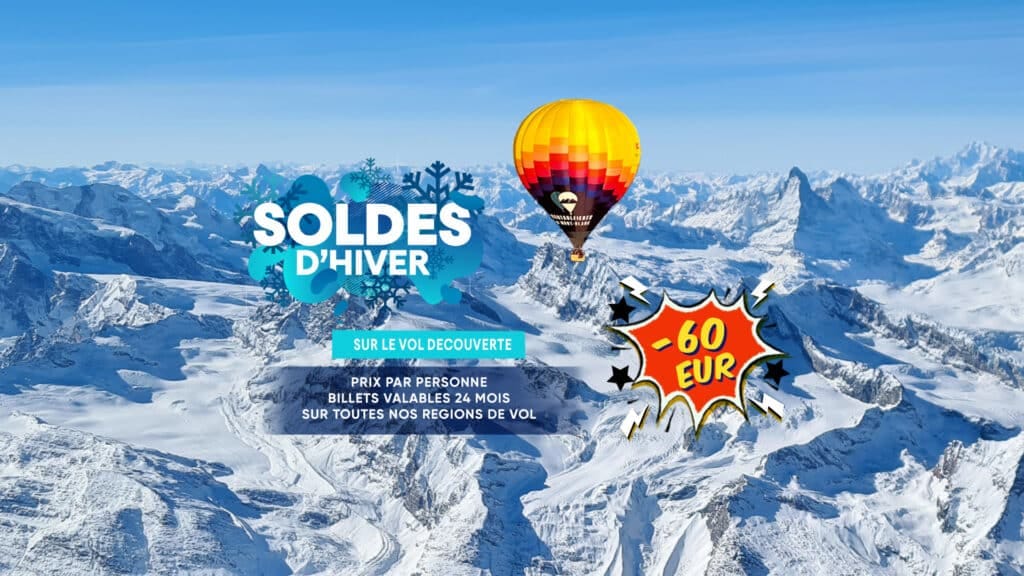 Soldes d’hiver : profitez du billet découverte à prix réduit pour un vol inoubliable